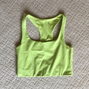 Girlfriend Collective Paloma Bra in lime